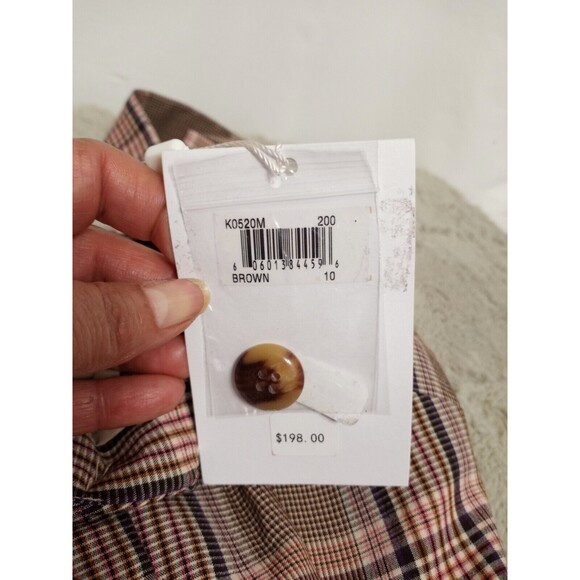 $198 Anthropologie Gal Meets Glam Madison Tie-Front Mini Dress size 10. new - Picture 8 of 11